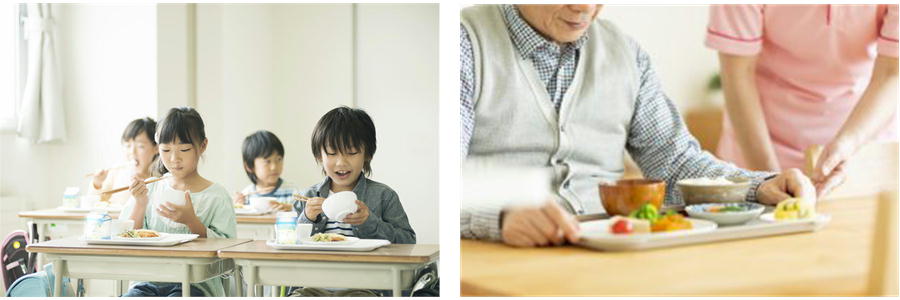 小学校・ホームの食事